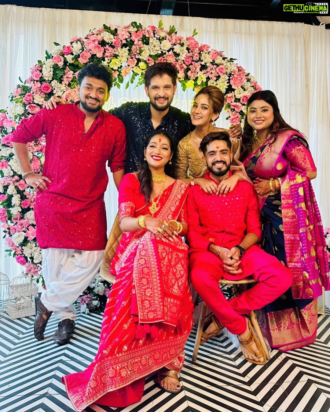 Trina Saha Instagram - #sunkit’s Roka ceremony deets 😍 . . #trinsi #sunkit #instamood #instamoment #celebration #instalike #instalove