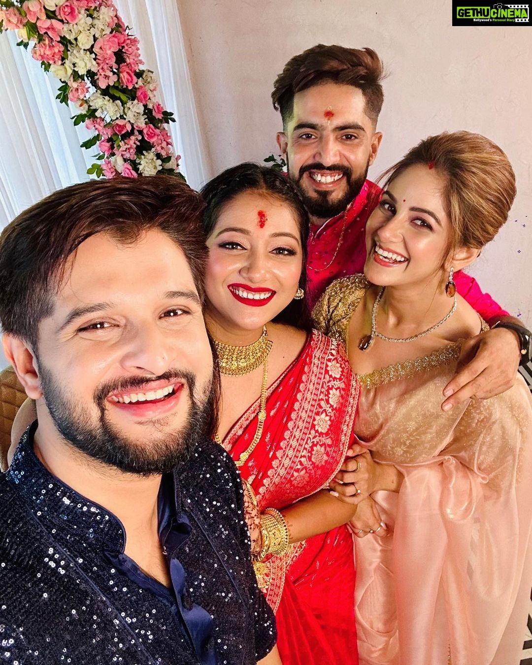 Trina Saha Instagram - #sunkit’s Roka ceremony deets 😍 . . #trinsi #sunkit #instamood #instamoment #celebration #instalike #instalove