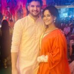Trina Saha Instagram - Saptami 🫶🏻 @ashutosh.moitra captured ♥️ #trineel #durgapujo2023