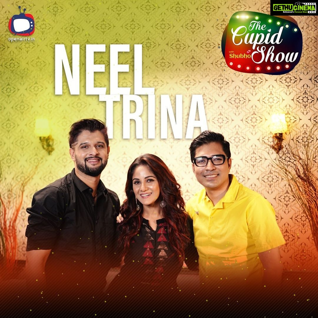 Trina Saha Instagram - Unveiling the grand finale of The Cupid Show with Shubho! Join Tollywood's beloved couple, @neel_bhattacharya and @trinasaha21 , for the season's captivating conclusion. Don't miss out on the excitement! @openairtv.india #thecupidshow #withshubho #NeelBhattacharya #trinaSaha #newepisode #animeshganguly #Talkbokshubho Studio32f