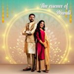 Trina Saha Instagram - Get ready for graceful Dhanteras and Diwali celebrations Join the festivities in the latest festive collection only at @vmart_retail with @trinasaha21 🪔🕺 #Fashion #WesternWear #EthnicWear #Dhanteras #DiwaliFashion #DhantwrasFashion #WomensFashion #MensFashion #WomensWear #MensWear #VmartFashion