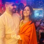 Trina Saha Instagram - Saptami 🫶🏻 @ashutosh.moitra captured ♥️ #trineel #durgapujo2023