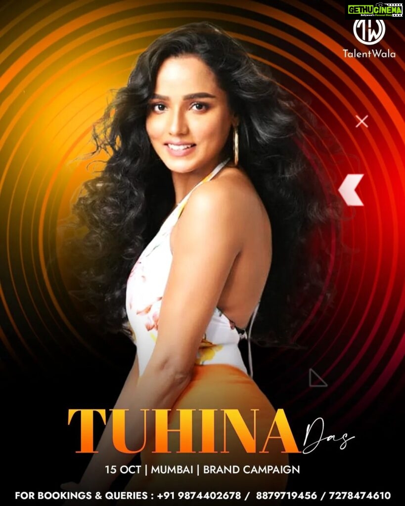 Tuhina Das Instagram - 😍🎥Tuhina Das, the fabulous actor from “Ghare Baire Aaj”, “Damyanti”, “Aparajitaa”, will be present today for a brand campaign in Mumbai. . ➡Keep following for more such updates. . #tuhinadas #brandcampaign #campaignshoot #shoot #Mumbai #actor #tollywoodactor #influencer #artistmanagement #talentwala #curatingtalentsglobally #talentsbytalentwala #collaboratetocurate Mumbai - मुंबई