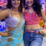 Ulka Gupta Instagram - Dance partner 💕 #navratri