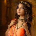 Ulka Gupta Instagram - DAY 1 featuring @ulkagupta as the Modern Indian Goddess where she represents the color orange🧡 . Orange signifies the vibrant energy of life and the color represents the power and positivity brought by Goddess Kushmanda. It's a day to pray for happiness, health, and prosperity. . Shoot Concept & Look Designed By:- @nehaadhvikmahajan @bridalsbynam @imuseacademy . 💄MUA , Hair & Styling :- @nehaadhvikmahajan . Assistant Stylist:- @styleby_vaishnavi . 🥻Saree :- @neerusindia . 💍Jewelery :- @sonisapphire . 🎥:- @deepakdasphotography @kakali_das_photography #ulkagupta #makeup #ootd #nehaadhvikmahajan #makeupbyme💄 #nammakeovers #bride #to #be #bridal #look #bridalmakeupartist #destinationweddingmakeupartist #weddingmakeup #hair #hairstyling #nammakeovers #bollywood #television #makeupartist #mumbai #traveller #all #over #the #globe