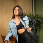 Ulka Gupta Instagram - In order to be irreplaceable one must be different 🏀 Styled by @instylewithaditi Jacket @tri_innn Earrings @tarannumjewelry MUA @makeupbymeenx Shot by @satyaprakash_nahak