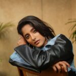 Ulka Gupta Instagram - In order to be irreplaceable one must be different 🏀 Styled by @instylewithaditi Jacket @tri_innn Earrings @tarannumjewelry MUA @makeupbymeenx Shot by @satyaprakash_nahak