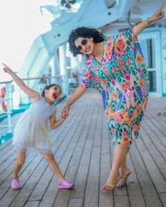 Urmilla Kothare Instagram - Sometimes the smallest moments of our lives take up the most room in our heart ...
Happy Mother's Day to all the wonderful moms ❤️ 
#HappyMothersDay
#JizahAaniAai
.
.
🛳 @cordeliacruises @mirabilisinc 
📸 Photography by @manishtandel7203
👗 Outfit by @moresha_sameera_dalvi