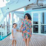 Urmilla Kothare Instagram - Sometimes the smallest moments of our lives take up the most room in our heart ... Happy Mother's Day to all the wonderful moms ❤️ #HappyMothersDay #JizahAaniAai . . 🛳 @cordeliacruises @mirabilisinc 📸 Photography by @manishtandel7203 👗 Outfit by @moresha_sameera_dalvi Cordelia Cruises