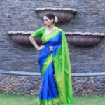 Urmilla Kothare Instagram – #Navratri2023 – आजचा रंग निळा (blue) 💙
.
.
📸 Photography by @pranavbhadargeclicks
.
.
.
#instagood #festival #navratri #photooftheday #goodvibes #sareelove #fashiondiaries #style ✨ Mumbai – मुंबई