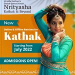 Urmilla Kothare Instagram - 🙏🏻 Hello Everyone! Admissions for July 2022 Online and Offline Beginner's Batch have started ... You can Now Learn Kathak with Me at Nrityasha Kathak & Beyond (@nrityasha_dance_academy) — Enroll by Calling/WhatsApp on 9820448544 or Email on urmilakothare.nrityasha@gmail.com for more details about the Dance Classes 😊 #kathak #dance #school #urmilakothare