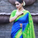 Urmilla Kothare Instagram – #Navratri2023 – आजचा रंग निळा (blue) 💙
.
.
📸 Photography by @pranavbhadargeclicks
.
.
.
#instagood #festival #navratri #photooftheday #goodvibes #sareelove #fashiondiaries #style ✨ Mumbai – मुंबई