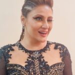 Urvashi Dholakia Instagram - All set for my first ever performance on #Jhalak 🖤 tell me how did you like my look? . . #jhalakdikhlajaa #jdj #urvashidholakia #realityshow #realitytv Costume by: @harshalds @shilpa.suraj.chhabra @komalsoni_