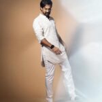 Vaishnav Tej Instagram - And The Festive Season Begins🎇 Styled by - @ashwin_ash1 & @hassankhan_3 Styling team - @ahmedxmirza Outfit - @arjandugal @perniaspopupshop Shot by - @pranav.foto