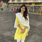 Varshini Sounderajan Instagram – Bliss ✨✨✨ Tirumala Tirupati Devasthanams(TTD)