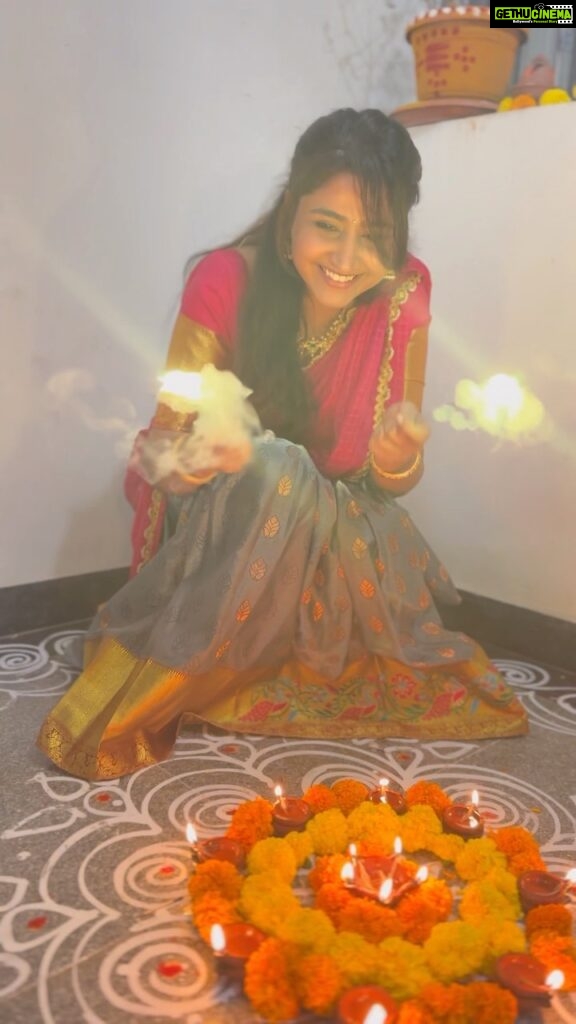 Varshini Sounderajan Instagram - Andhariki Diwali subhakhanshalu 🙏