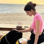 Vedhika Instagram - Me and Mine Making Memories 🐶 @oscarkumar_rottweilier #dogs #dogstagram #travelgram #doglover #rottweiler #rottie