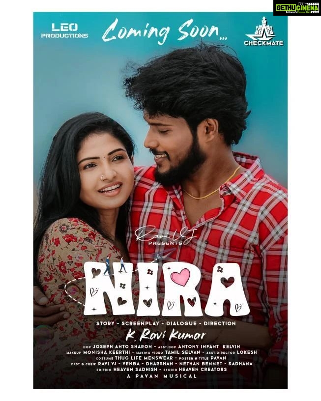 Venba Instagram - Finally,π Presenting our precious NIRAβ€ to you all... Stay tuned for more updates π on @checkmateoriginals π @ravi_vj_actor @dharshanoffcl @nethen_bennet @jascaptures_ @_pavan_._._ @__lokeshwaran.__ @monisha_keerthii #nira #explore #love #trending #vibes #kollywood #instagram #goodvibes #positivity #poster