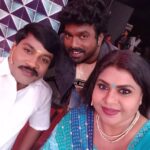 Vichithra Instagram - Two gentlemen with whom I can be myself @thangadurai_actor @1gpmuthu