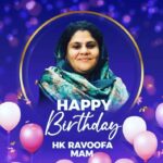 Vichithra Instagram - Many, many happy returns of the day, @ravoofa.h.k mam May God bless you with lots and lots of good health and happiness Wishing you a rocking year ahead ❤️❤️❤️❤️ #happybirthday #godblessu #cwc4 #cookwithxomali4 ##vijaytelevision