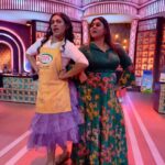 Vichithra Instagram - Third time pairing with @kuraishi_the_entertainer . Loved and laughed every second , this week in #cwc4. He nailed every one of us with his excellent wit and humorous performance as my favorite #contestant @srushtidangeoffl @kuraishi_the_entertainer, you are truly an #entertainer, dear God bless, u da . Loved the bonding between us . Hope to continue more and more pairing with you💜💜💜💜💜💜💜💜💜💜💜💜💜💜