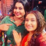 Vichithra Instagram - Pretty @im_raveena_daha as me in #cwc4 today. 🥰🥰🥰🥰🥰 She looked #gorgeous in #orange #saree 🧡🧡🧡🧡🧡🧡🧡🧡🧡🧡🧡🧡🧡🧡🧡🧡🧡