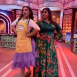 Vichithra Instagram – Third time pairing with @kuraishi_the_entertainer .
Loved and laughed every second , this week in #cwc4. He  nailed  every one of us 
with his excellent wit and humorous performance as my favorite #contestant @srushtidangeoffl 
@kuraishi_the_entertainer, you are truly an 
#entertainer, dear 
God bless, u da . Loved the bonding between us . Hope to continue more and more  pairing with you💜💜💜💜💜💜💜💜💜💜💜💜💜💜