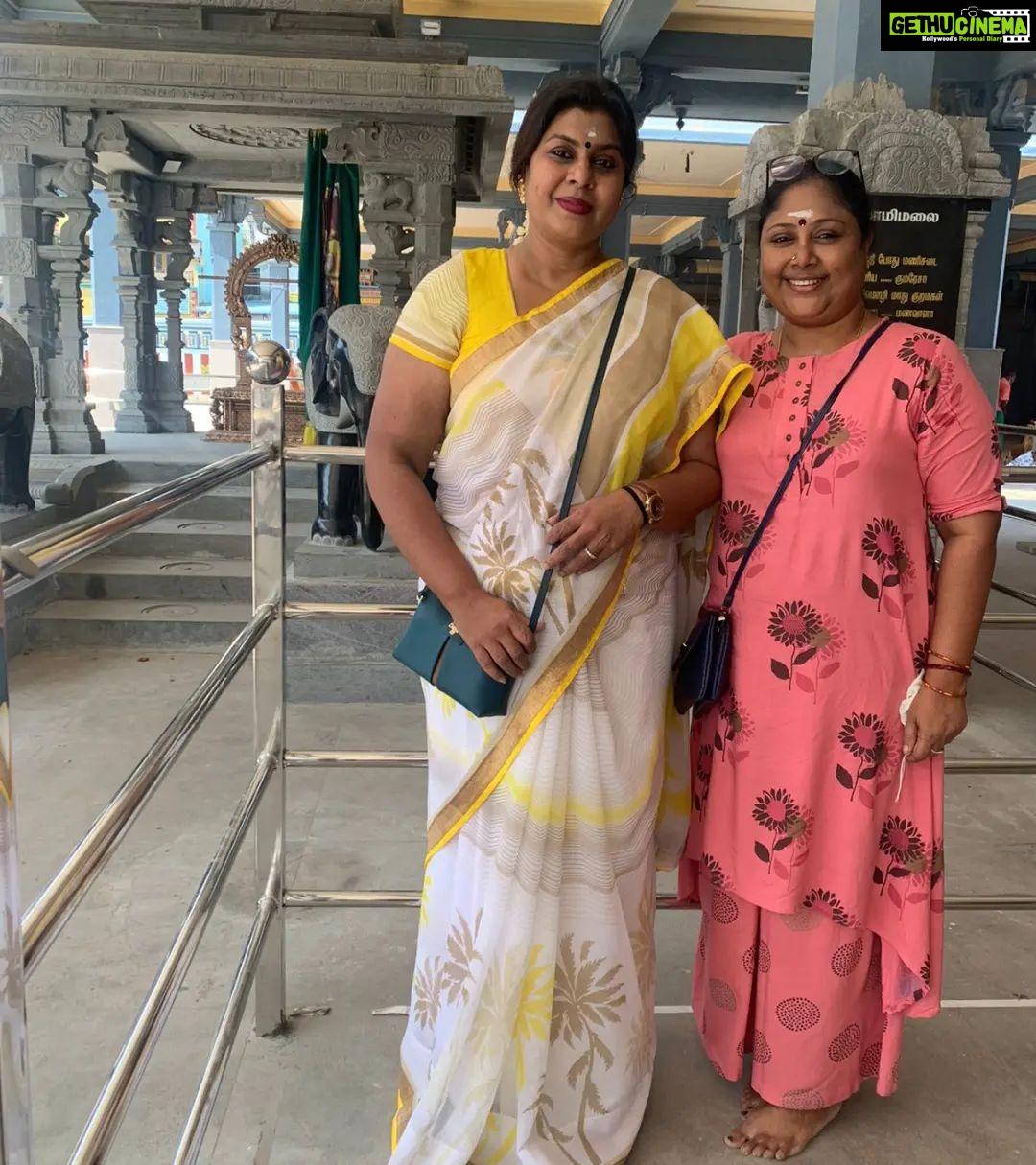 Vichithra Instagram - Happy birthday to my dearest,sweetest,gorgeous and the most humble friend @brindamurali72 Love u loads 💓 💛 💗 💖 ❤️ 💕 💓 💛 💗 💖 ❤️ Wishing you a rocking year ahead 🥰🥰🥰