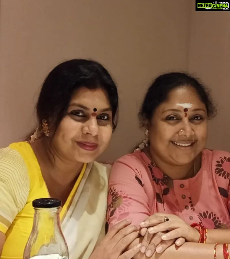 Vichithra Instagram - Happy birthday to my dearest,sweetest,gorgeous and the most humble friend @brindamurali72 Love u loads 💓 💛 💗 💖 ❤️ 💕 💓 💛 💗 💖 ❤️ Wishing you a rocking year ahead 🥰🥰🥰