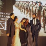 Vicky Kaushal Instagram – An extremely special day for Team #SAMबहादुर ! Honoured to have unveiled the Trailer to the world in the presence of our Army Chief General Manoj Pande Sir and all the respected officers and that too at The Manekshaw Centre in Delhi. We are ever so grateful for the constant support and encouragement of the Indian Army. Also having Sam’s family with us, just made the evening more special. A big thank you to all of you for giving so much love to our Trailer. There’s a lot more coming your way! 
.
#SAMबहादुर on 1.12.2023. 🇮🇳❤️🙏🏽 Manekshaw Centre, Delhi Cantt.