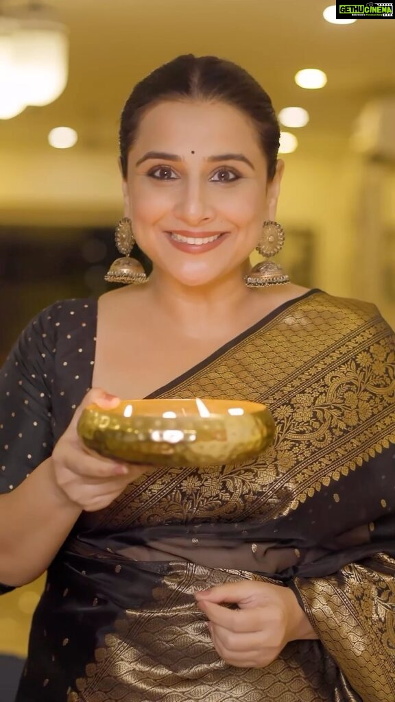 Vidya Balan Instagram - Celebrate this Diwali with the timeless elegance of Shobitam’s exquisite weaves and festive collections. They are absolutely the best! @shobitam Shobitam is making the festive season brighter with amazing selections from all over India, authentic quality, 5 star service and exclusive festive offers, where we are building a Saree Revolution with Shobitam globally! Head to Shobitam.com website and shop your heart out. As a token of love, use code DIWALI and get a special offer for the next 3 days, specially to all my millions of followers globally! www.Shobitam.com Happy Shopping Everyone! Happy Diwali! #FestiveSeason #VidyaBalan #Shobitam #SareeRevolution #DiwaliSpecial