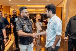 Vijay Antony Instagram - Welcome to Malaysia, brother @vijayantony 💥 Let’s have a blast at the #VijayAntonyLiveinConvert 🔥

#DAM #malikstreams #vijayantony #msgold
