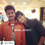 Vijay Varma Instagram – #throwback to one of my favourite pictures 😍 #thalaiva #thalapathyvijay #repost