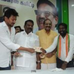Vijay Vasanth Instagram – Registered my signature against NEET and handed over to Honourable minister Thiru @udhay_stalin