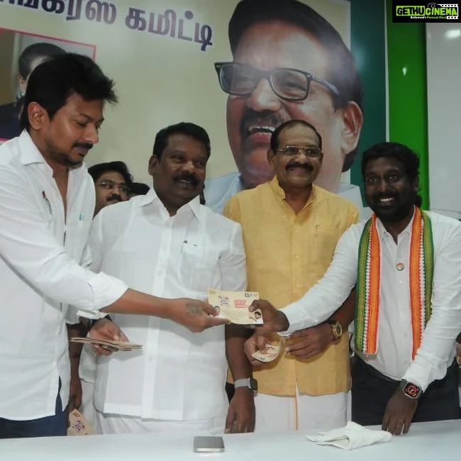 Vijay Vasanth Instagram - Registered my signature against NEET and handed over to Honourable minister Thiru @udhay_stalin