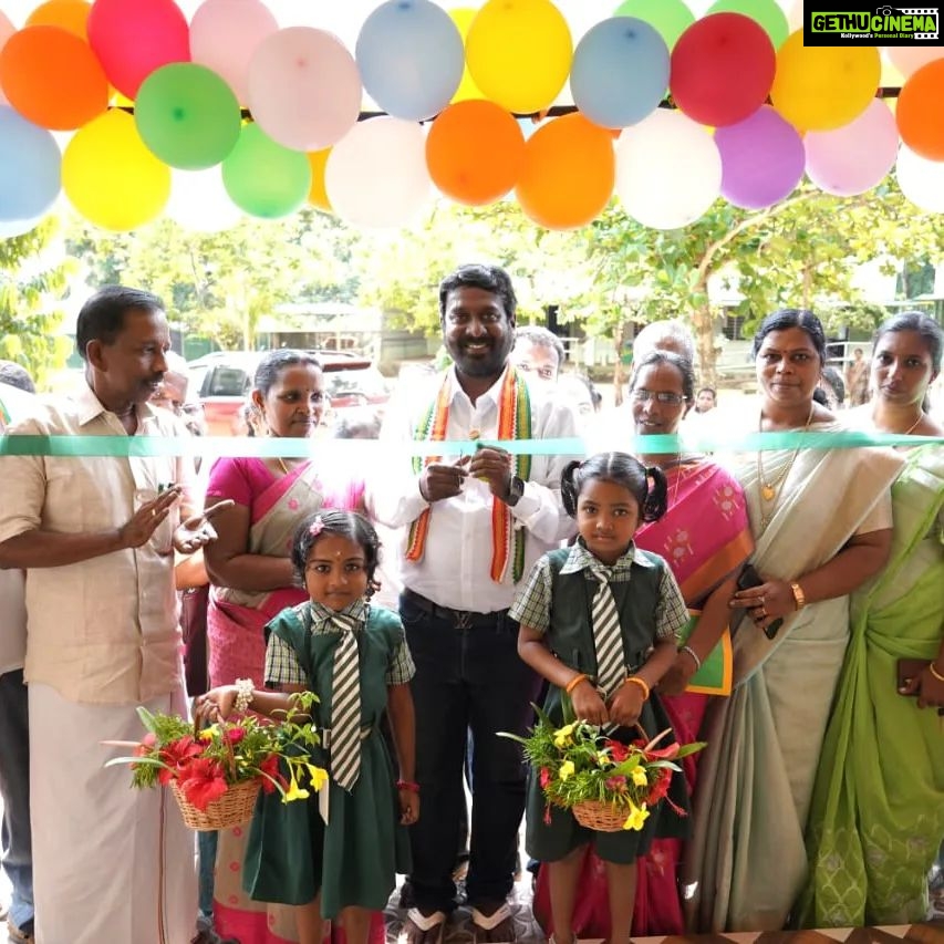 Vijay Vasanth Instagram - Inauguration of new school built from MPLAD fund