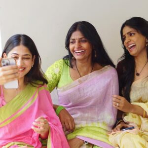 Vijayalakshmi Instagram - Thangamey thangamey 🫶
#us3 #sistersquad 

Thanks for the lovely pics @prabooshoots 

At the launch of @adhyshivmontessori