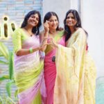 Vijayalakshmi Instagram - Thangamey thangamey 🫶 #us3 #sistersquad Thanks for the lovely pics @prabooshoots At the launch of @adhyshivmontessori
