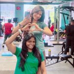 Vijayalakshmi Instagram - This happend 💚🩵🤍 #weekendvibes @bayfitecr