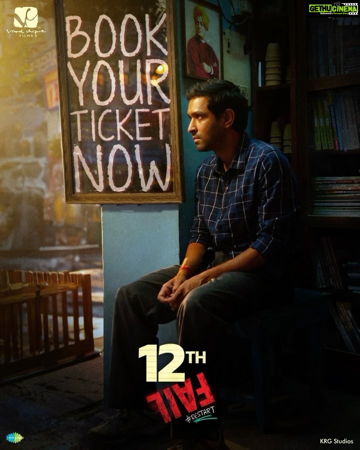 Vikrant Massey Instagram - The inspirational film of the year that resonates with the youth of the nation is here! #12thFail is in cinemas – book your tickets today! 🌟 (Link in bio) #ZeroSeKarRestart Watch #12thFail IN CINEMAS ONLY, a film inspired by a million true stories. 🌟🎥 @vidhuvinodchoprafilms @zeestudiosofficial @medhashankr @anantvjoshi @anshumaan_pushkar #VikasDivyakirti @arsgeeta @itsharishkhanna @priyanshuchatterjee @moitrashantanu @swanandkirkire @saregama_official @krgstudios