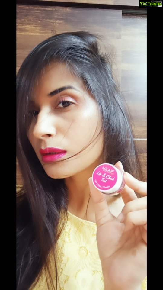 Vimmy Bhatt Instagram - Have you tried these by @milapcosmetics 1) 9 to 6 Pro Concealer shade Honey Beige 2) 9 to 6 Pro Concealer shade Vanilla 3) Lip-Eye-Cheek tint #cosmetics #flawlessskin #makeup #liptint #collaboration #instagram #reelsinstagram #milapcosmetics