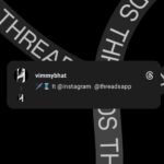 Vimmy Bhatt Instagram - 🪡🧵 it @threadsapp #threadsapp