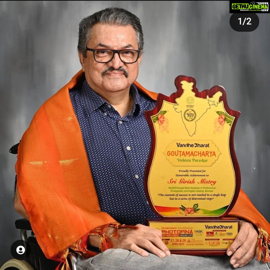 Vimmy Bhatt Instagram - A legend in the world of photography will be missed forever .Unbelievable that you left this world. A big thankyou for all the knowledge I have received from you and a big thankyou for all the opportunities that you gave me to work under your guidance and your team sir. Gone too soon 💔 😷 We will miss you Girish sir .May your soul rest in peace 🙏🏻🕊️ My condolences to the family @thewayhridsees @shari_academy