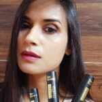 Vimmy Bhatt Instagram - Try out these new products by @blueheavencosmetics 1)Blue Heaven Primer 2) Blue Heaven Powder Matte Lipshades a) Dahlia Fields PM02 b)Risky Red RM02 c)Woody Flush N01 3) Blue Heaven Makeup Fixer 4) Blue Heaven Bling set of 6 nail paints #blueheaven #cosmetics #beautyproducts #lipshades #makeup