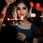 Vindhuja Vikraman Instagram - 😇🙏🏻 Pic @vinod_lifetouch 📸 Mua @sreshta_makeover 💄 Costume @nova_fashion_boutique_by_brind 👗 Ornaments @haiziaramakeover Nails @dartistry.in 💅