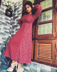 Vindhuja Vikraman Instagram - ❤️ 
👗 @dayyus_shopping_mall
 

Pic Amma😘😘