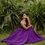 Vindhuja Vikraman Instagram - Some Stories Never Ends💜💜💜💜 Pic @thekkan_thaanthonni 📸 Mua @magicfeather_makeoverartistryCostume @aalaadesigners Jewelry @planetjewel Trivandrum, India