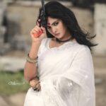 Vindhuja Vikraman Instagram - Gangubai 🔴 Pic @_bibi_photography Mua @magicfeather_makeoverartistry Costume @aalaadesigners Jewelry @planetjewel Trivandrum, India