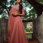 Vindhuja Vikraman Instagram - @thanzscouture 👗 @nandagopan_photography 📸 @karthika.nitheesh 💄 Trivandrum, India