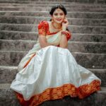 Vindhuja Vikraman Instagram - The less there is to justify a traditional custom, the harder it is to get rid of it....... . . Pic @harikumar.gk Costume @db_keralasarees Styling and Designing @3days_designs Trivandrum, India